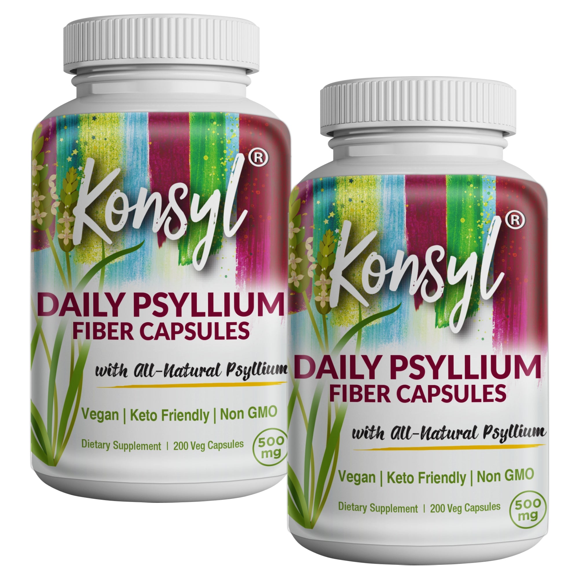 Konsyl Daily Psyllium Fiber Capsules