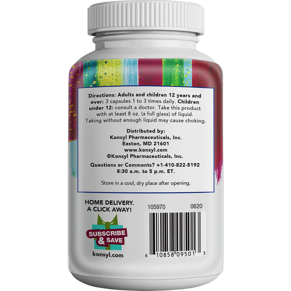 Konsyl Daily Psyllium Fiber Capsules